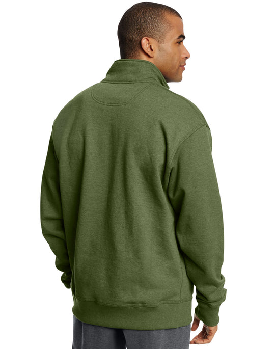 Champion Men`s Powerblend Fleece 1/4 Zip Pullover