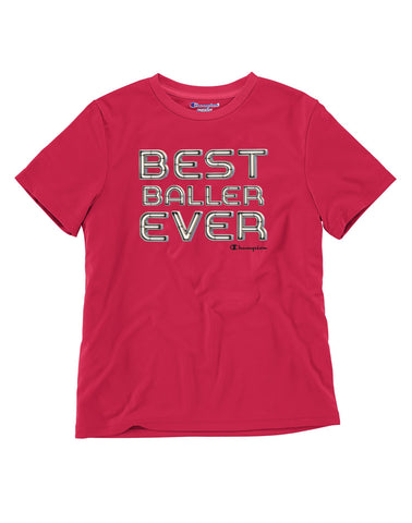 Champion Boys` Short Sleeve Graphic T-Shirt C8282S