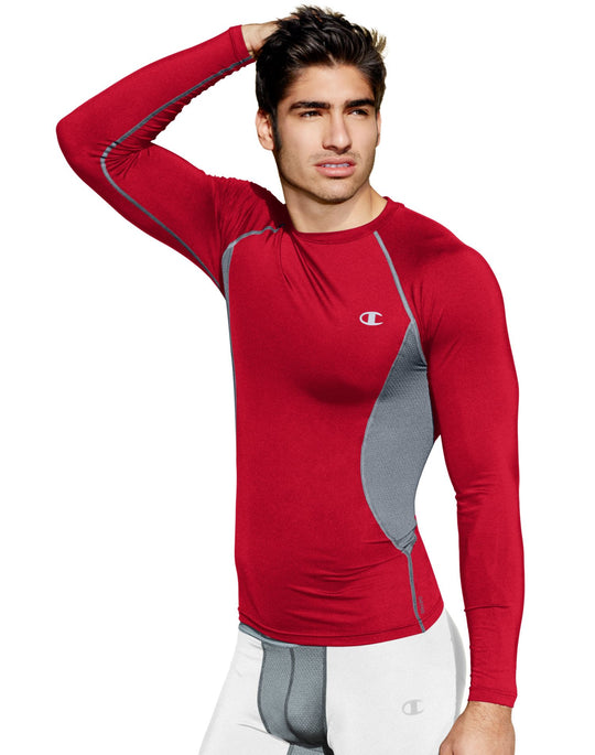 Champion Men`s Gear Compression Long-Sleeve Tee