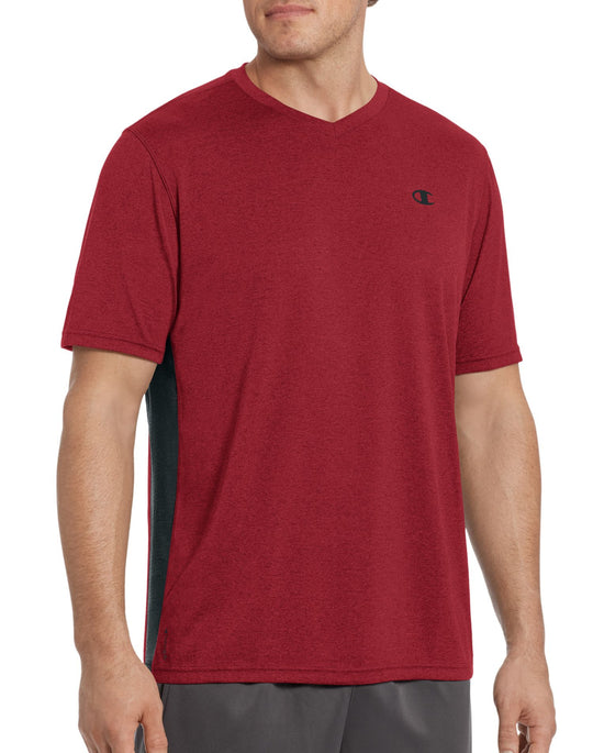 Champion Vapor Men’s Heather V-Neck Tee