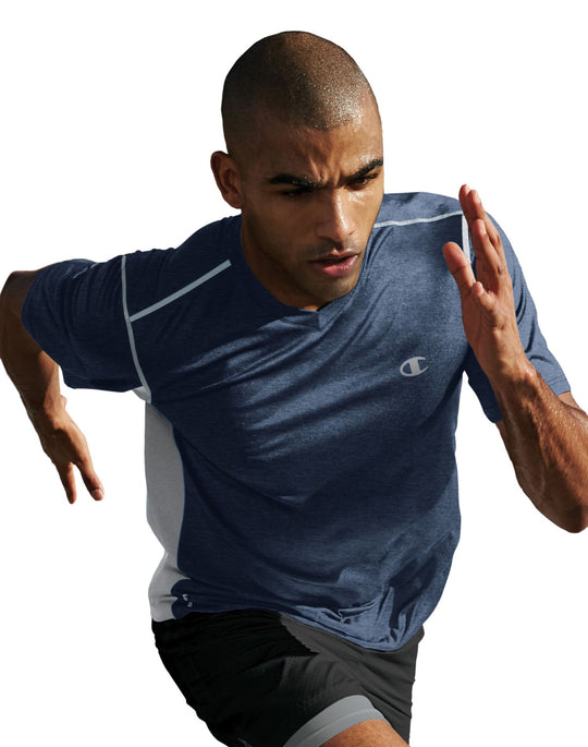 Champion Vapor Men’s Heather V-Neck Tee