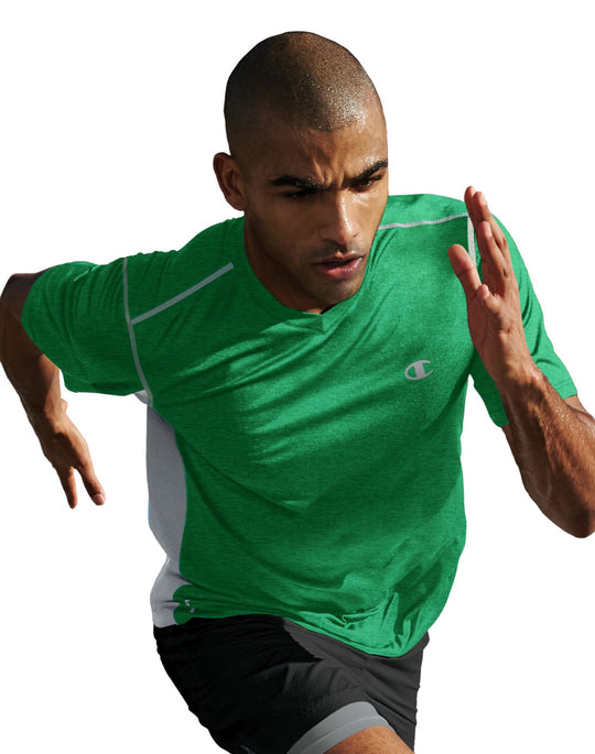 Champion Vapor Men’s Heather V-Neck Tee