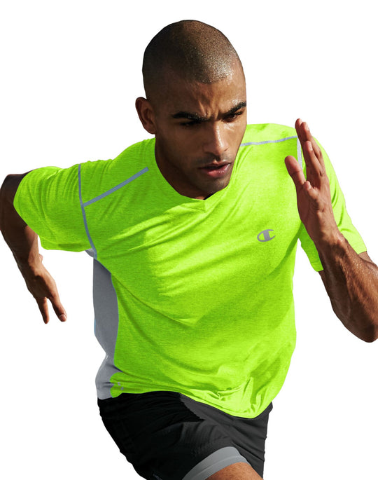 Champion Vapor Men’s Heather V-Neck Tee