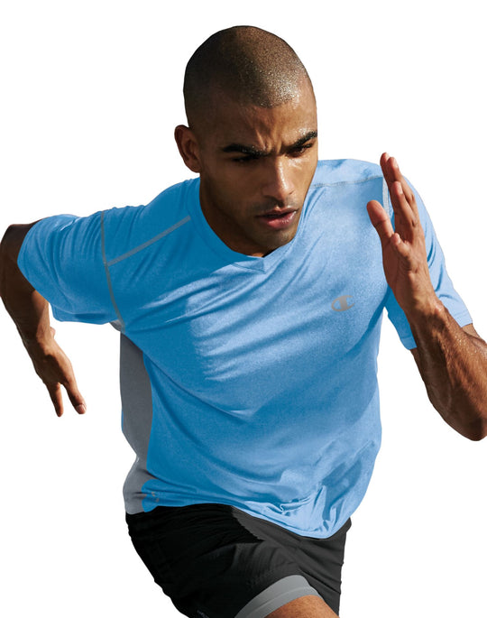 Champion Vapor Men’s Heather V-Neck Tee