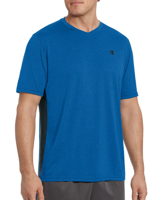 Champion Vapor Men’s Heather V-Neck Tee
