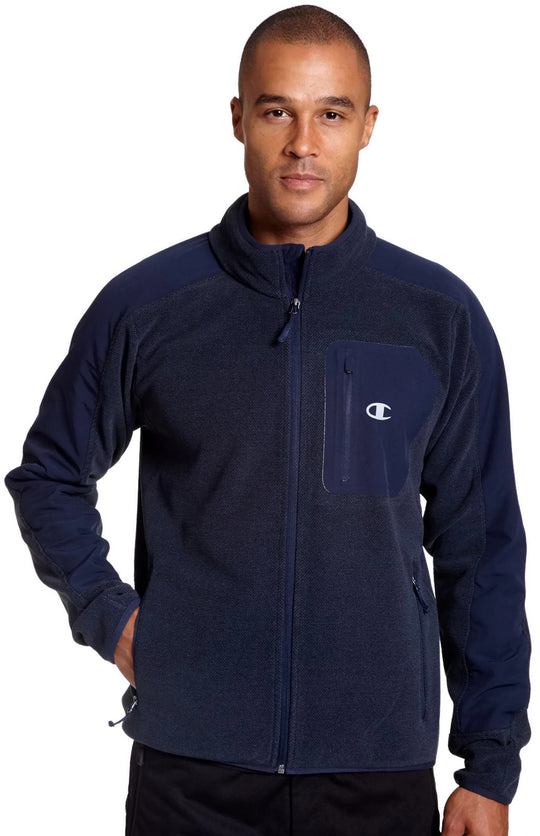 Champion Mens Textured Fleece w/Water Repellent Overlay