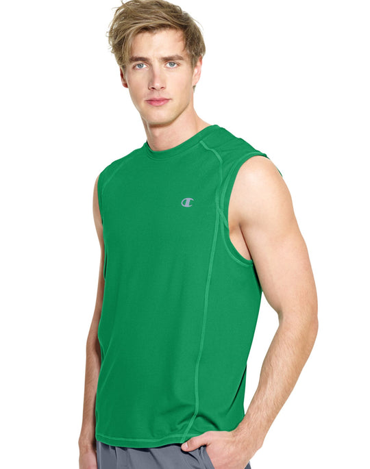 Champion Men`s PowerTrain Colorblock Muscle Tee