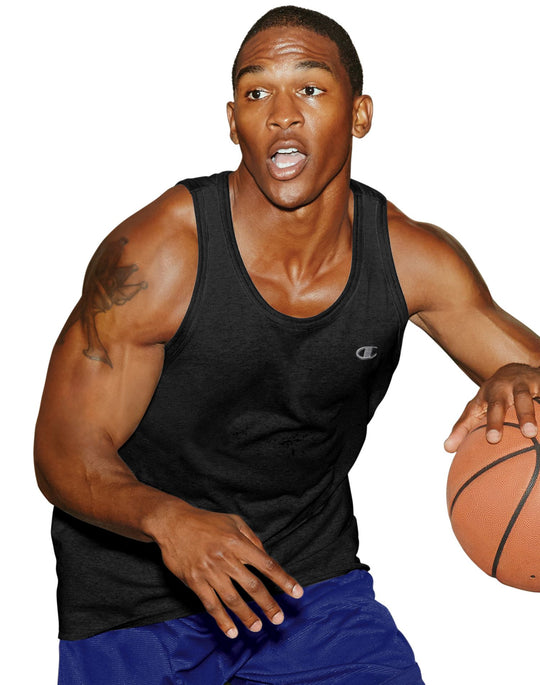 Champion Men`s Cotton Jersey Tank