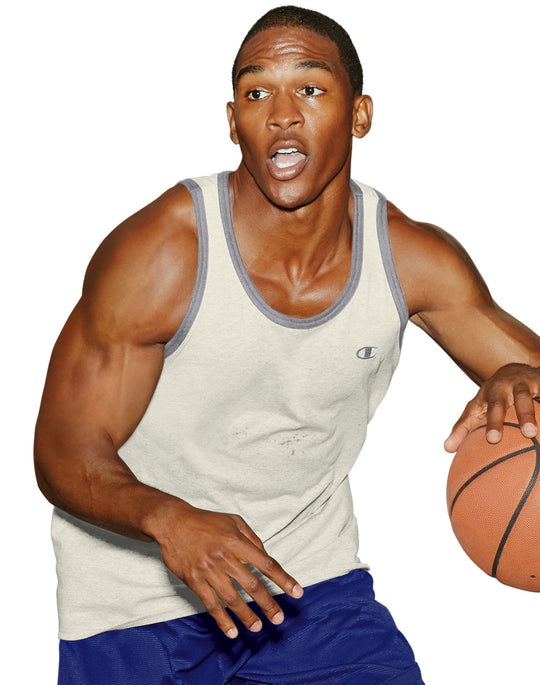 Champion Men`s Cotton Jersey Tank