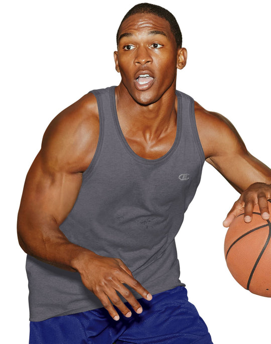 Champion Men`s Cotton Jersey Tank