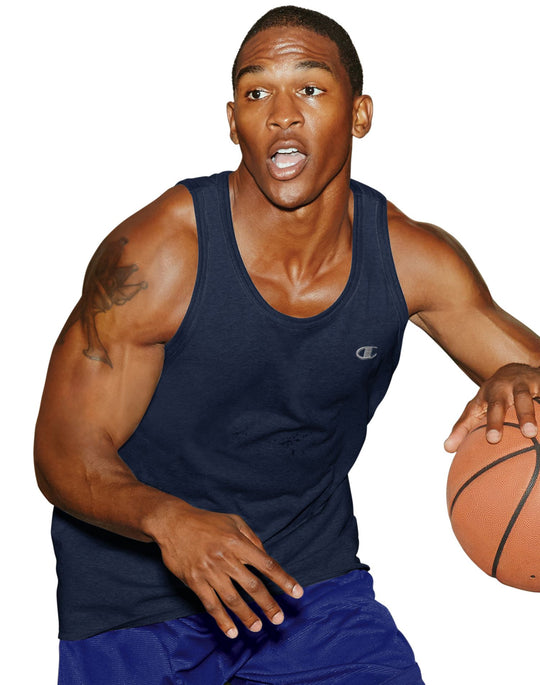 Champion Men`s Cotton Jersey Tank