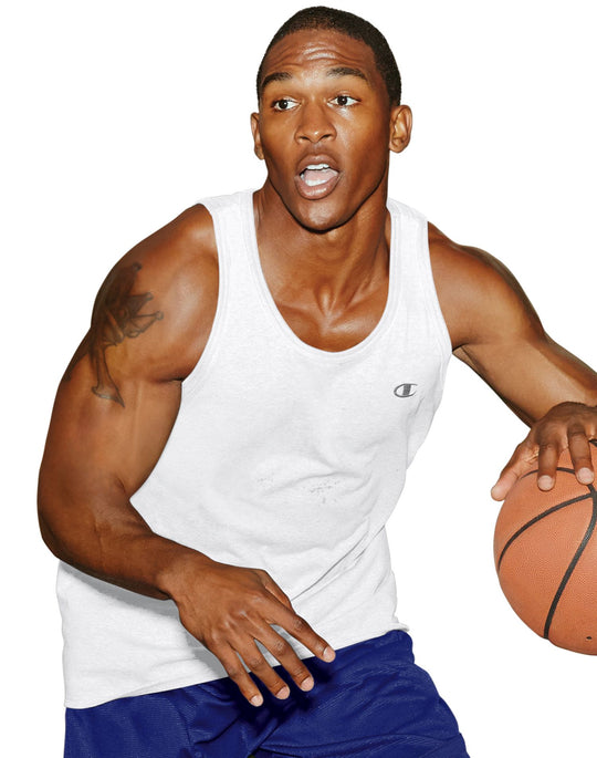 Champion Men`s Cotton Jersey Tank