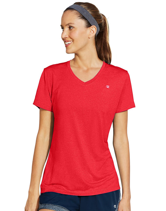 Champion Vapor® Women`s Stripe V-Neck Tee