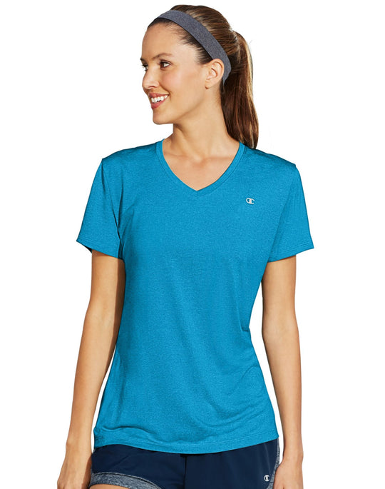 Champion Vapor® Women`s Stripe V-Neck Tee