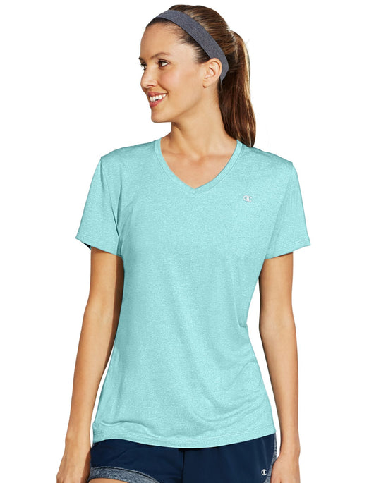 Champion Vapor® Women`s Stripe V-Neck Tee