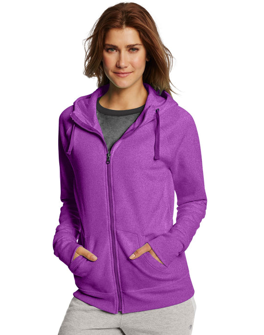 Champion Women`s Fleece Full Zip Hoodie
