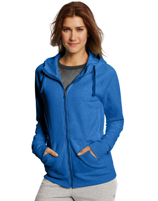 Champion Women`s Fleece Full Zip Hoodie