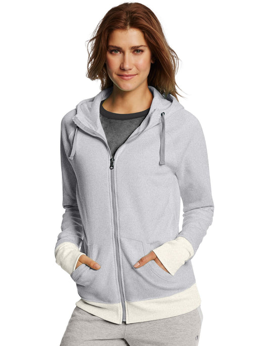 Champion Women`s Fleece Full Zip Hoodie