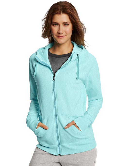 Champion Women`s Fleece Full Zip Hoodie