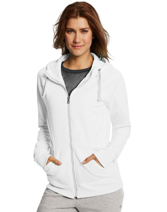 Champion Women`s Fleece Full Zip Hoodie