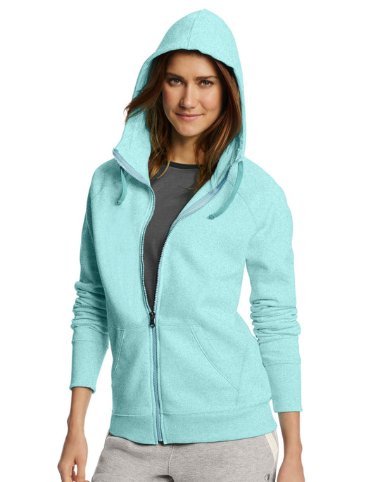 Champion Women`s Fleece Full Zip Hoodie