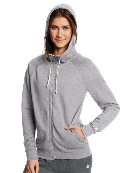 Champion Women`s French Terry Full Zip Hoodie
