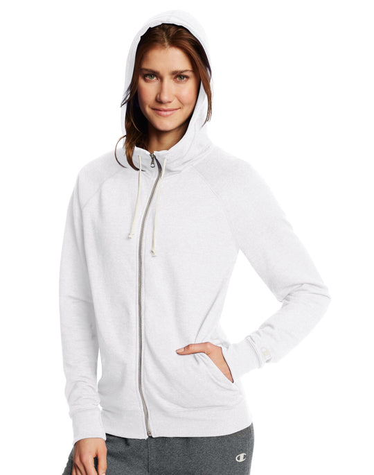 Champion Women`s French Terry Full Zip Hoodie