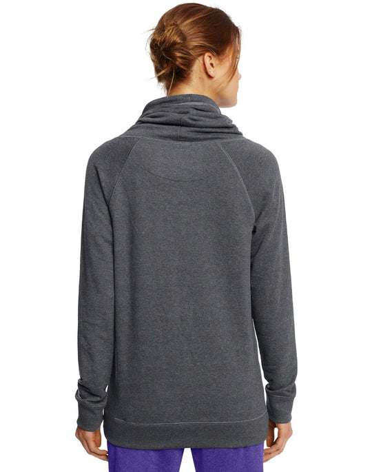 Champion Women`s French Terry Funnel Neck Top