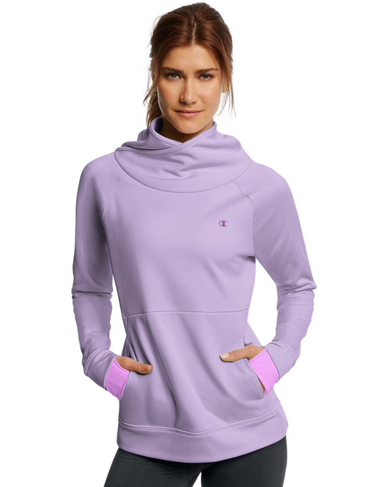 Champion Women`s Tech Fleece Funnel Neck