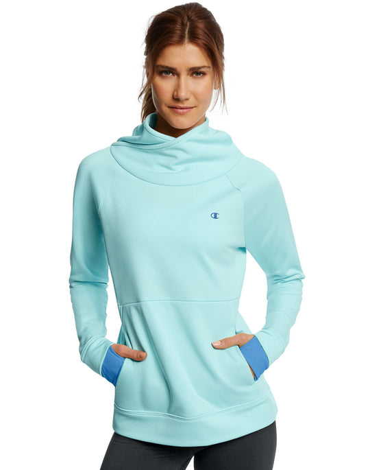 Champion Women`s Tech Fleece Funnel Neck