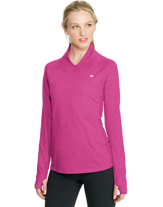 Champion Women`s POWERTRAIN Power Cotton Mock Neck