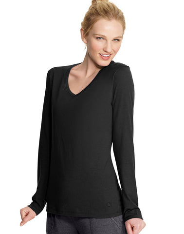 Champion Women`s Authentic Jersey Long Sleeve Tee