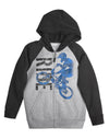 Hanes Boy`s FreshIQ Graphic Full Zip Hoodie