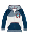 Hanes Boys Graphic Fleece Colorblock Full Zip Hoodie