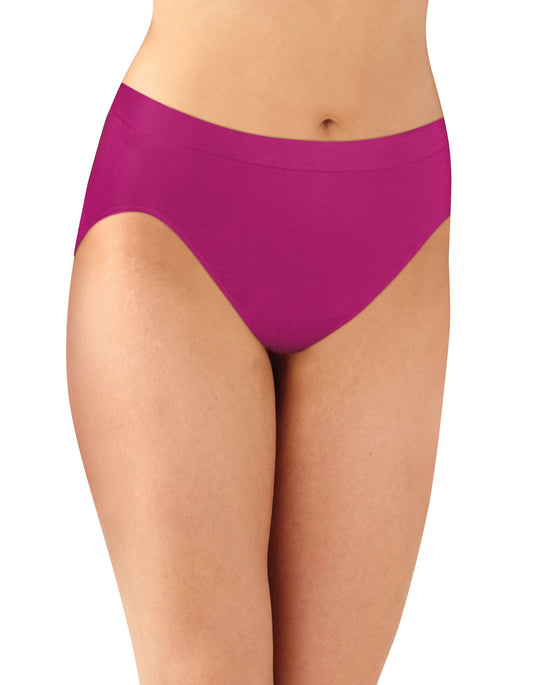 Bali Womens Comfort Revolution Microfiber Hi-Cut Panty, 3-Pack