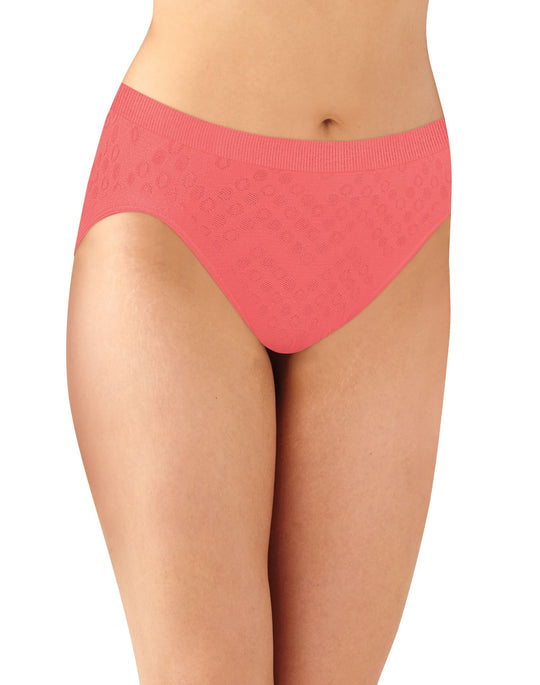 Bali Womens Comfort Revolution Microfiber Hi-Cut Panty, 3-Pack