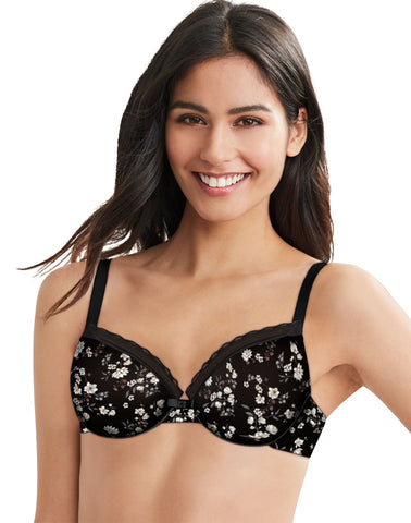 Hanes Womens Ultimate Silky Smooth Comfort Unlined Underwire Bra