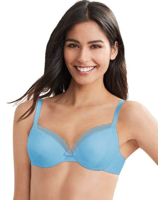 Hanes Womens Ultimate Silky Smooth Comfort Unlined Underwire Bra