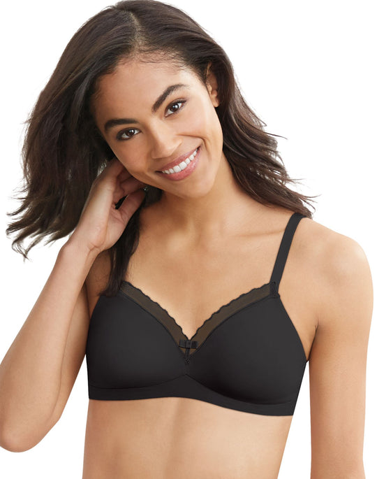 Hanes Womens Ultimate Silky Smooth Comfort Unlined Wirefree Bra