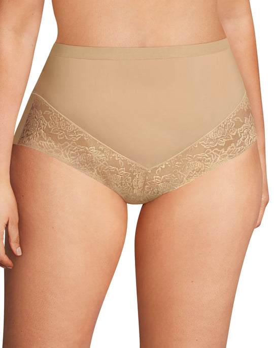 Maidenform Womens Curvy Firm Foundations At-Waist Shaping Brief