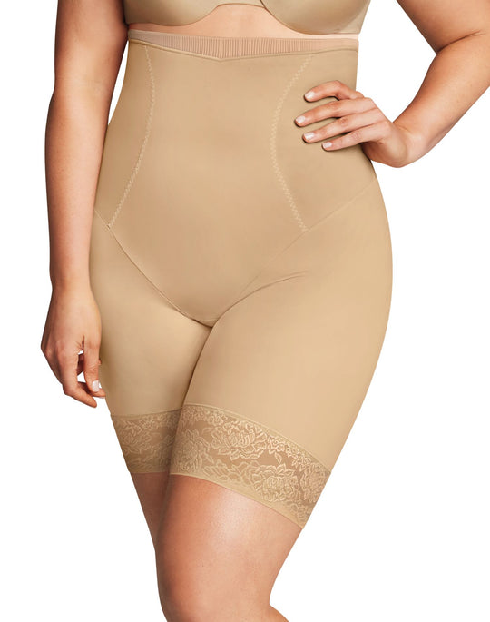 Maidenform Womens Firm Foundations Curvy Hi Waist Thigh Slimmer