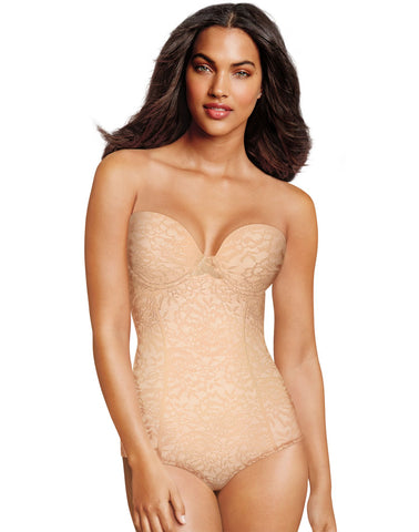 Maidenform Womens Sexy Lace Firm Control Convertible Bodybriefer