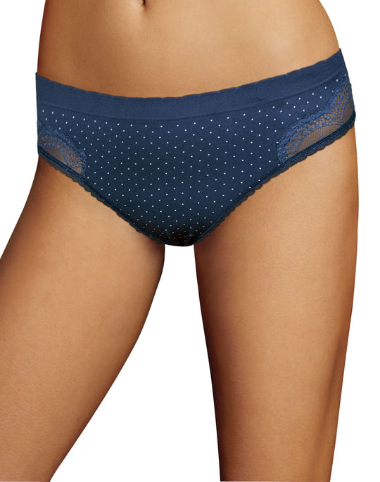 Maidenform Womens Comfort Devotion Mesh and Lace Tanga