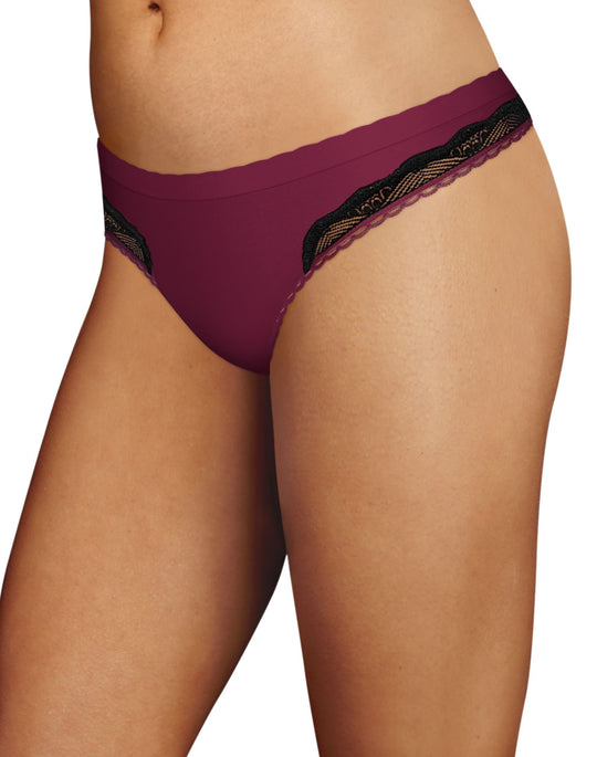 Maidenform Womens Casual Comfort Seamless Thong
