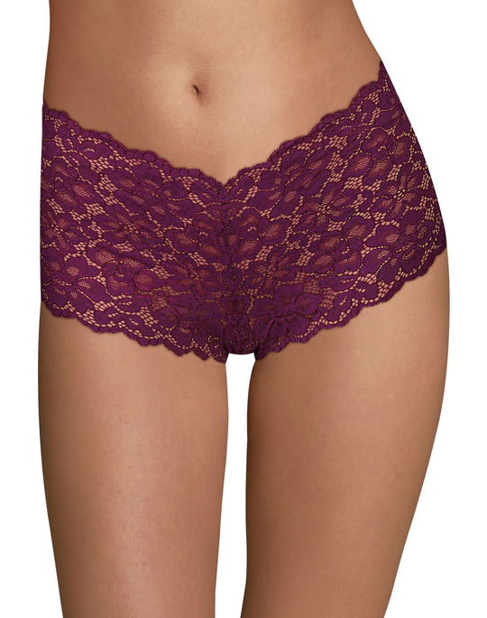 Maidenform Womens Sexy Must Haves Lace Cheeky Boyshort