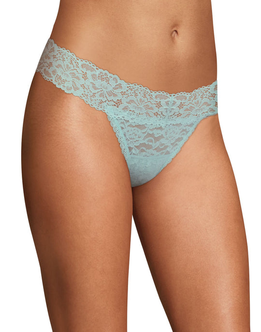 Maidenform Womens Sexy Must Haves Lace Thong