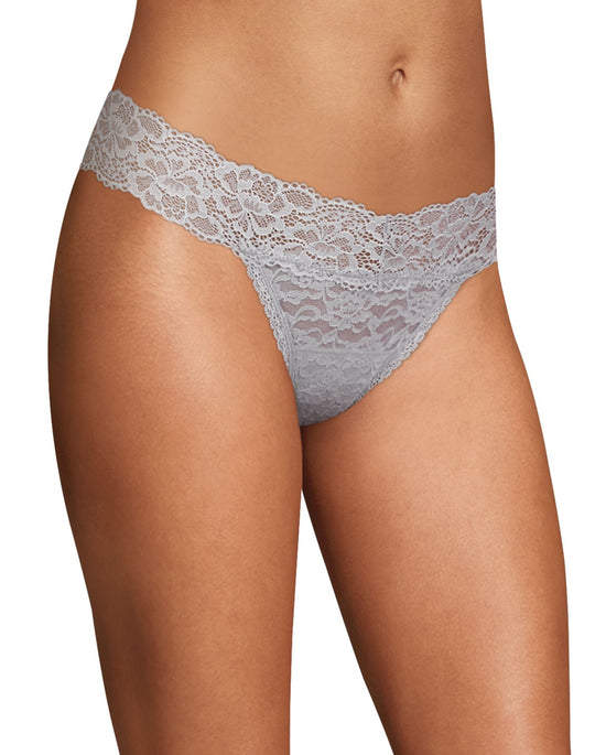 Maidenform Womens Sexy Must Haves Lace Thong