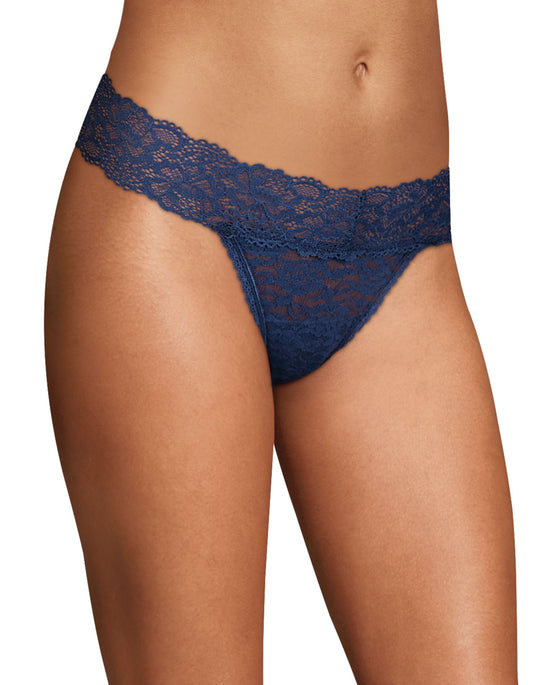 Maidenform Womens Sexy Must Haves Lace Thong