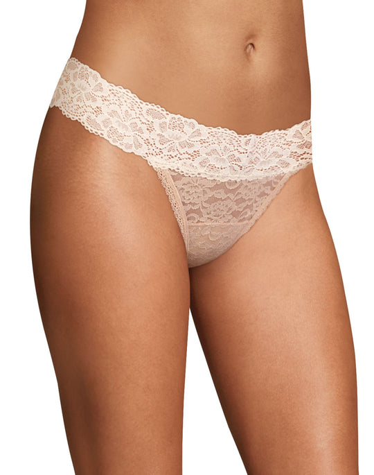 Maidenform Womens Sexy Must Haves Lace Thong