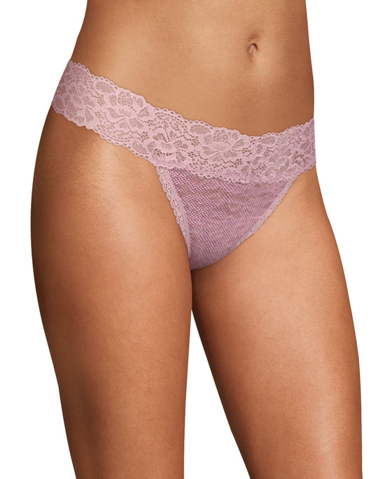 Maidenform Womens Sexy Must Haves Lace Thong